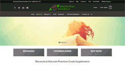 Desktop Screenshot of bioceuticalnaturals.com